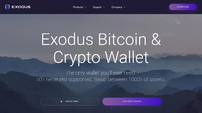 Exodus анонимный криптокошелек с no-KYC.
