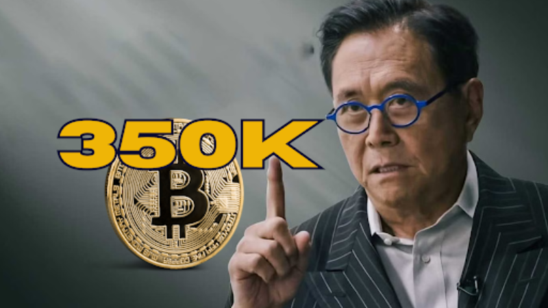 Роберт Кийосаки прогнозирует, что биткоин достигнет $350 000 к августу 2024 года.