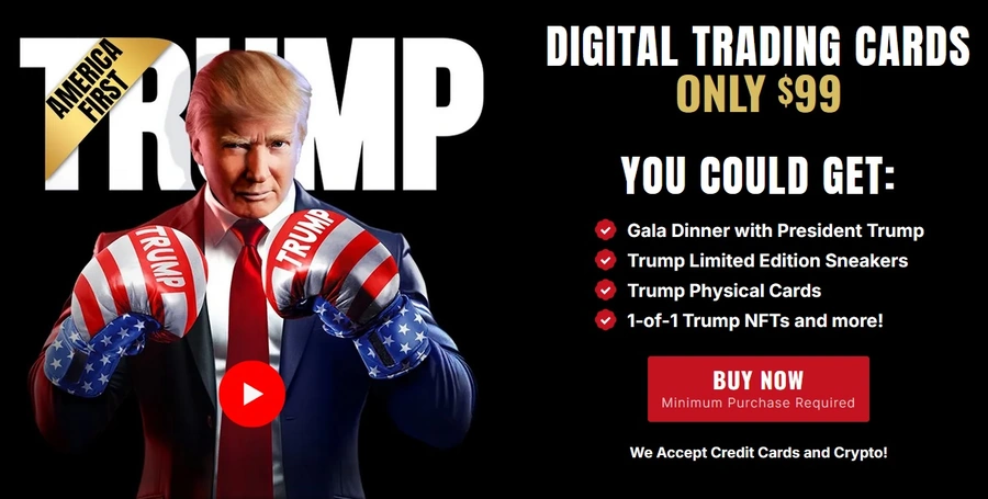 Торговые карты NFT Трампа