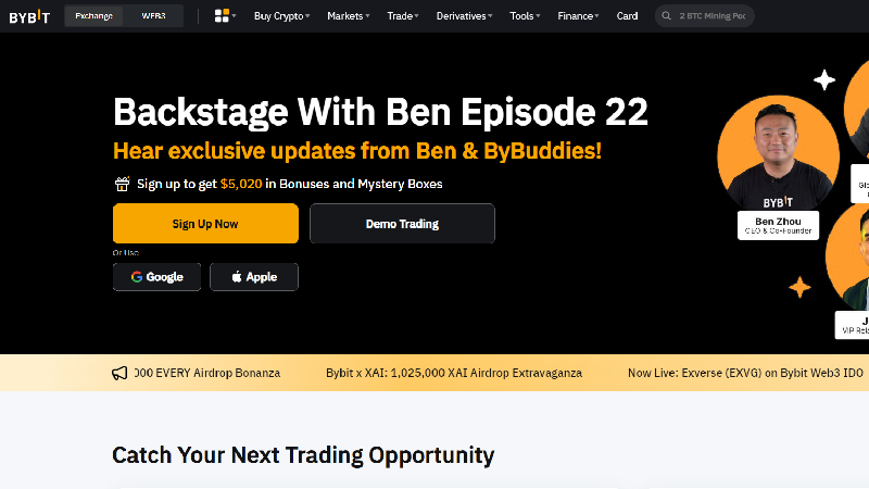 Криптовалютная биржа Bybit с низкой комиссией