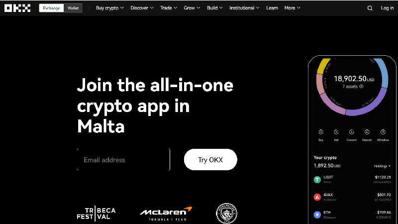 OKX криптовалютная биржа с низкой комиссией