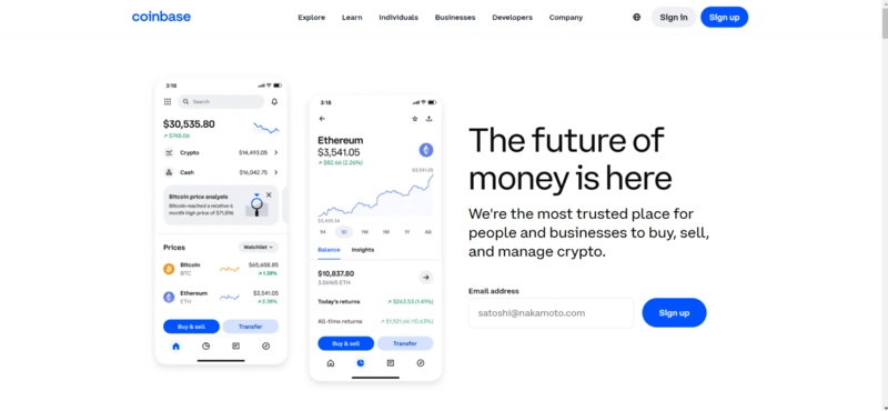 Кошелек Coinbase1
