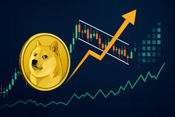 Цена Dogecoin приближается к 0,22 доллара, поскольку 55 миллионов долларов в коротких позициях по DOGE подвергаются ликвидации