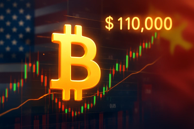 Биткойн превысил 110 000 долларов на фоне положительных результатов торговых переговоров между США и Китаем
